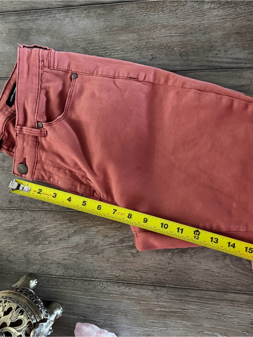 Nine West Terra Cotta Embroidered Skinny Jeans - Picture 6 of 12